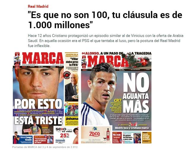 【tin bóng đá mới nhất】Marca nhắc lại quá khứ: Cristiano Ronaldo đòi 100 triệu để rời đội, Lafayette trả lời "Cho tôi đủ tiền để ký hợp đồng với Messi"