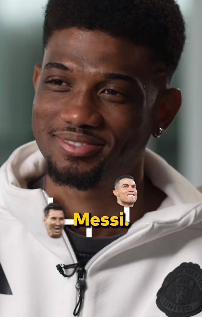 Amad Diallo: Messi vẫn là Cristiano Ronaldo❓Messi, anh ấy là hình mẫu của tôi từ khi còn nhỏ