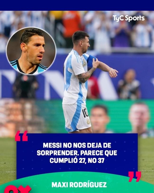 Maxi Rodriguez: Messi 37 tuổi nhưng cư xử như 27 trên sân